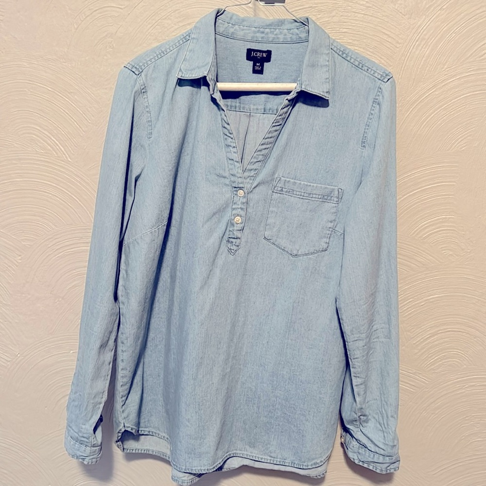 J Crew Chambray Tunic